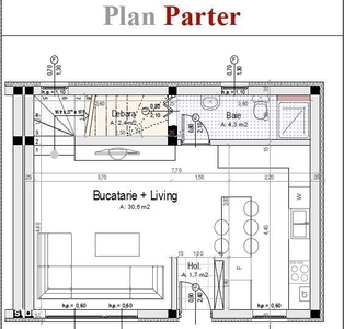 Casa 5 camere, curte de 76 mp | constructie noua | la CHEIE