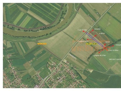 De vanzare teren in Vintu de Jos, jud Alba, 4.497+ 503= 5000mp !