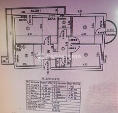 Apartament cu 3 camere, etaj 2, bloc pe cadre in Pacurari-Kaufland!!