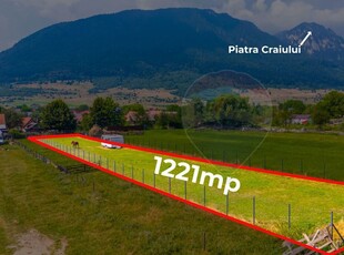 Teren intravilan - 1.221 mp/ Zărnești/ Gard și rulotă