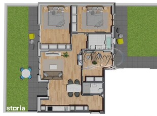 Apartament cu 2 terase in zona VIVO