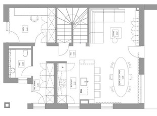 Casa tip duplex, 120 mp, 5 camere, Smart Home, Semifinisata, Chinteni