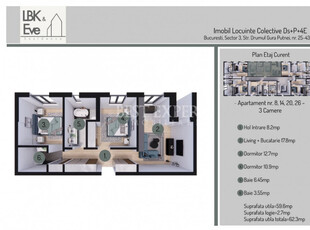 3 Camere Ideal Familie -Zona Linistita