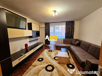 Apartament 3 camere, 2 bai, mobilat, utilat, etaj 3, cu b...