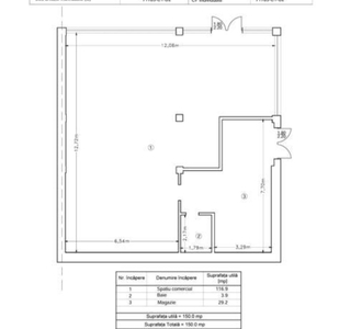 Spatiu comercial Hlincea Manta Rosie