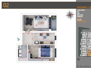 AP. 2 CAM. DECOMANDAT IN PROIECT P+3 - INCALZIRE IN PARDOSEALA!