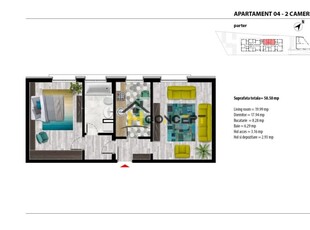 Apartament 2 camere metrou Anghel Saligny Finalizat Pallady Ikea