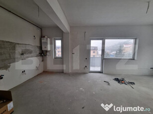 Apartament 2 camere, semifinisat cu CF, zona restaurantului