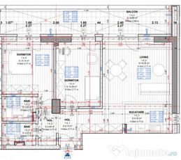 Apartament cu 3 camere 86.74 mp, zona Garii