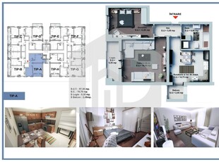 Calea surii mici | Apartament 2 camere - Etaj 1-Decomandat total