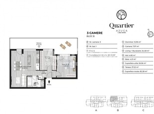 Penthouse 3 Camere Quartier Azuga