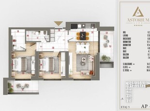 3 Cam Smart Home! Izolatie Fonica! Incalzire In Pardoseala Comision 0!