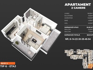 Apartament 2 camere Berceni, 2 camere decomandat