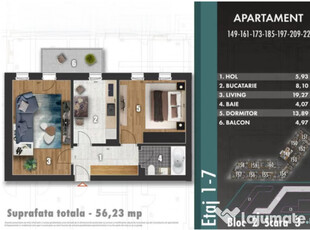 Apartament 2 Camere Berceni Bd. Metalurgiei