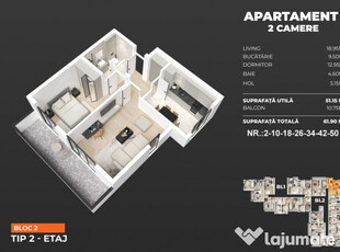 Apartament 2 camere - Sky Garden Pasarela Berceni