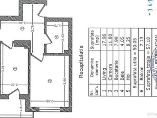 Apartament 2 camere Str. Postalionului, STB 241