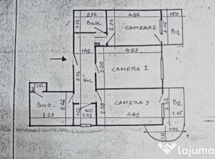 Apartament 3 camere, etajul 1, Gara- Fostul Billa