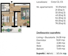 Apartament studio metrou