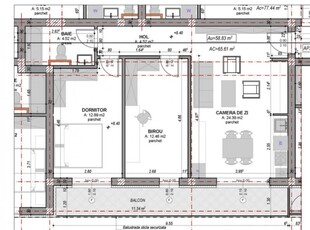 Aprtament 3 Camere De Vanzare 59mpu Balcon Parcare Doamna Stanca Sibiu