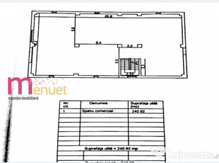 Spatiu comercial,zona E3,240 mp