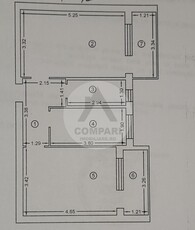 Vanzare Apartament 2 Camere Decomandat, 60 mp Iasi, Soseaua Arcu, Negociabil