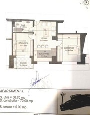 Vanzare Apartament 3 Camere Stradal pe Bd. Nerva Traian