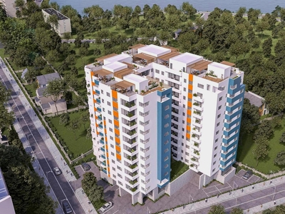 Dâmbovita 10 – schița apartament cu Studio camere de la 52.58m2