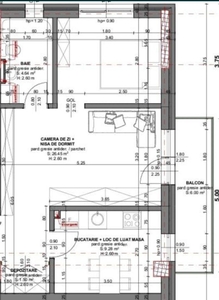 Apartament 3 camere, decomandat, 47 MP, Beta Residence