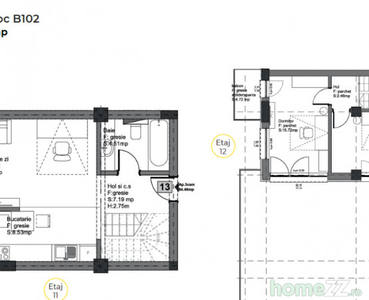 Apartament 3 camere in bloc nou