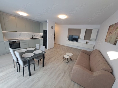 Apartament cu 2 camere, open space (decomandat), loc de parcare, Complex Iris Armoniei (zona Arad)