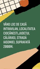 Teren intravilan situat în localitate Ciocanesti, 2000m