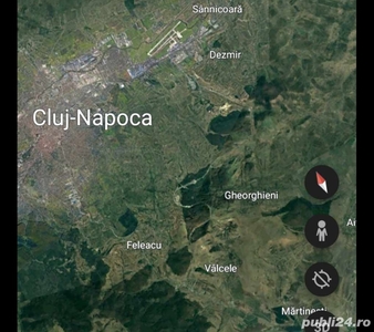 Vând teren (2 parcele a câte 1000 mp )sat Gheorgheni ( Cluj Napoca)