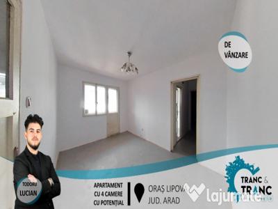 Apartament cu 4 camere cu potențial, în Lipova(ID: 26912)