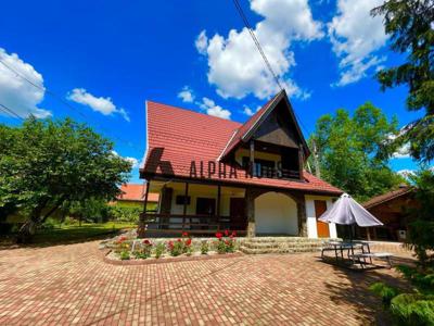 Casa de vacanta +1500mp teren cu piscina si 2 lacuri zona TOCILE-Sibiu