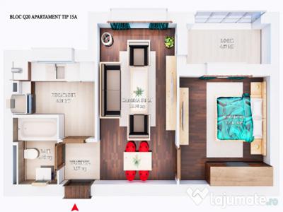 Apartament 2 camere - Cosmopolis