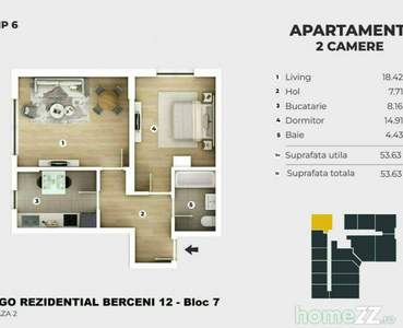 Berceni - Ap 2 Camere - Piscina | Parc - 400m Metrou