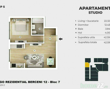 Reducere Majora - AP 2 Camere Berceni - 400m Metrou