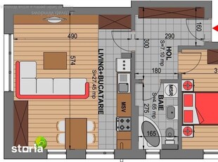 Garsoniera 38mp- PRET PROMO- 46.461 euro+tva