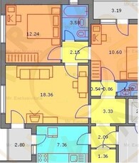 Comision 0% Apartament 3 camere decomandat zona Expo Parc