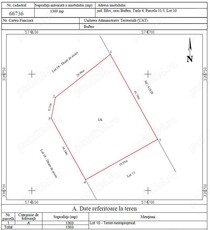 Lot reglementat de PUZ, 1369 mp, forma potrivita si pozitie foarte buna pentru constructie casa.