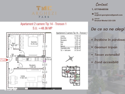 Garsoniera PRECISTA bloc de apartamente Shopping City