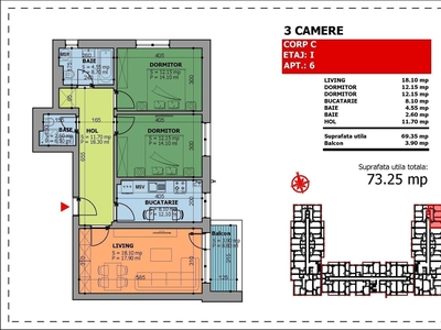 Apartament 3Camere Predare Rapida Sector 4 C-tin Brancoveanu