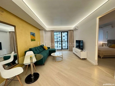 Pipera: Apartament cu 2 camere mobilat si utilat, ansamblul Cortina North!