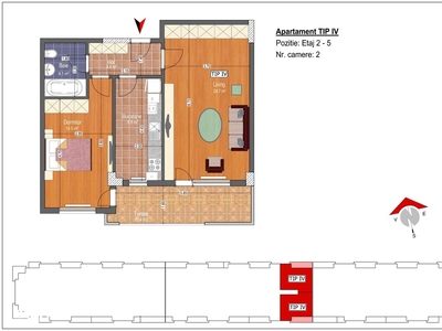 Mizil 38 Residence | 3 cam tip A3 | decomandat | 850 metrou 1 Decembr