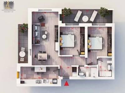 Titan-Pallady Apartament 3 camere Incalzire Prin Pardoseala