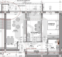 Apartament 2 Dormitoare+ Living+ Bucatarie | Etaj 1,2-Dedeman/Stanca