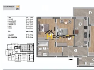 Apartament 3 camere Lux Oltenitei Delta Vacaresti parc Tineretului