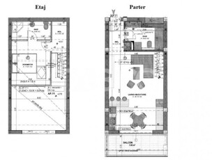 Apartament decomandat cu 2 camere 2 bai 56 mpu balcon loc parcare