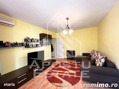 Apartament cu 2 camere, centrala proprie, zona Spitalului Judetean