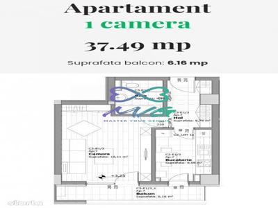 Apartament 1 camera, decomandat, Tatarasi, plata cash integral